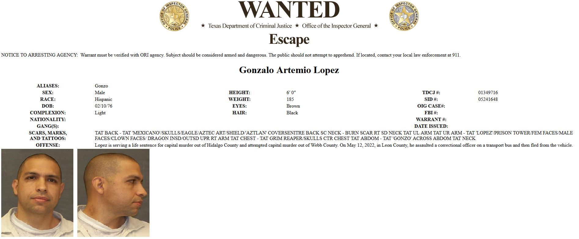 Lopez Wanted poster 5 13 2022.JPG