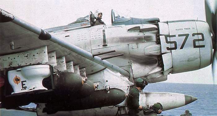 A-1H_Skyraider_of_VA-25_with_toilet_bomb.jpg