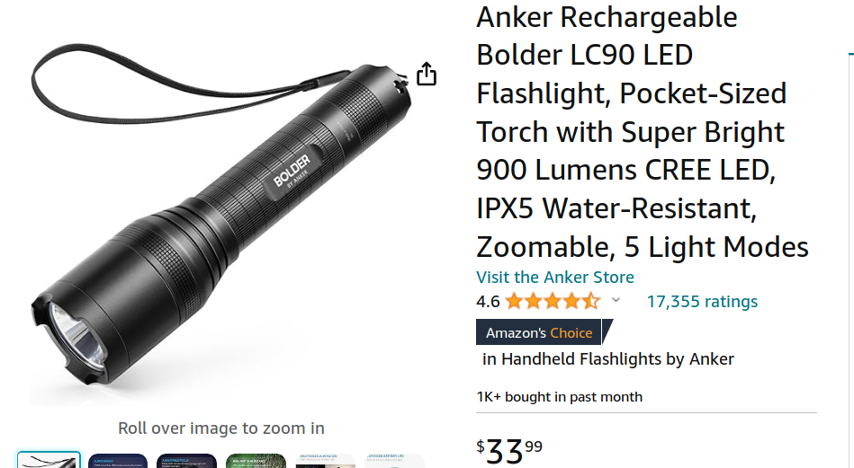 27 Anker Rechargeable Bolder LC90 LED Flashlight, Pocket-Sized Torch with Super Bright 900 Lum...png