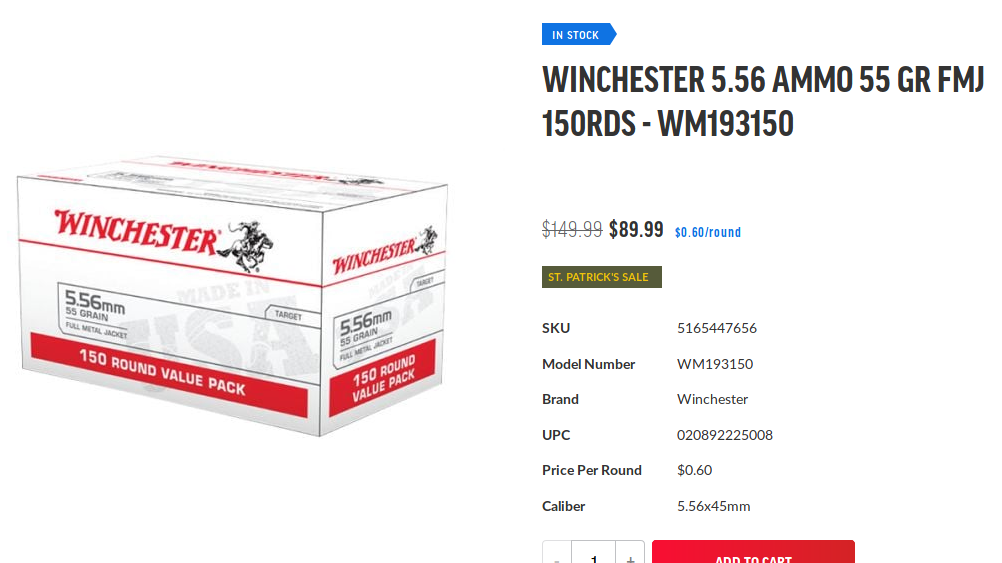Winchester 5 56 Ammo 55 Gr FMJ 150rds - WM193150.png