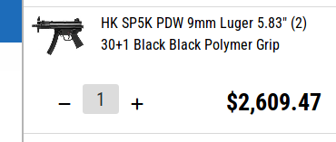 HK SP5K PDW 9mm Luger 5 83' (2) 30+1 Black Black Polymer Grip.png