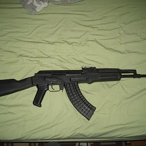 Arsenal Slr101s AK47. has one of the Best factory triggers on the market for the AK platform!!!