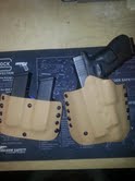 Glock 17 X300 LH and double mag carrier both in Coyote Tan